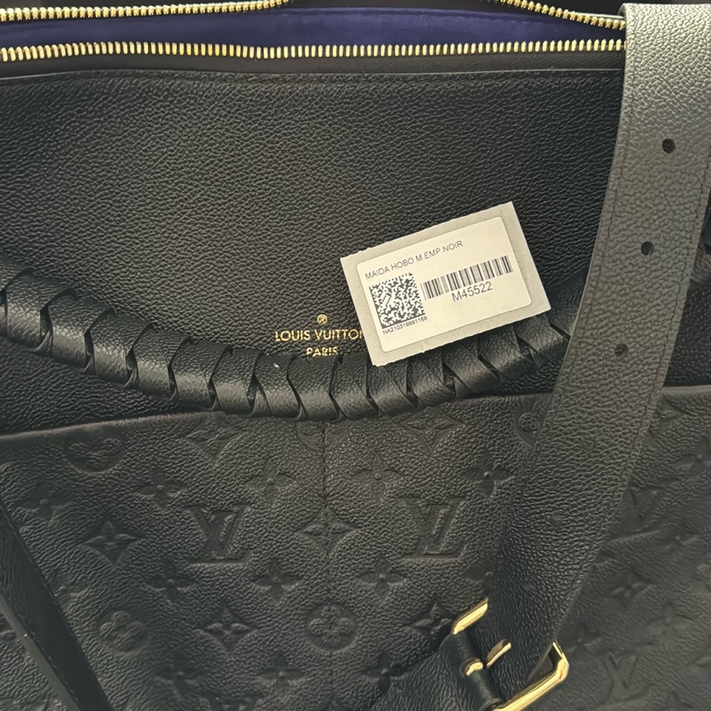 Maida Hobo Monogram Empreinte Noir Leather LIKE NEW 🖤 - Picture 11 of 16